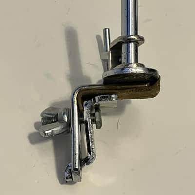 Ludwig Vintage Cowbell/Wood Block Bass drum holder 1960s Chrome image 3