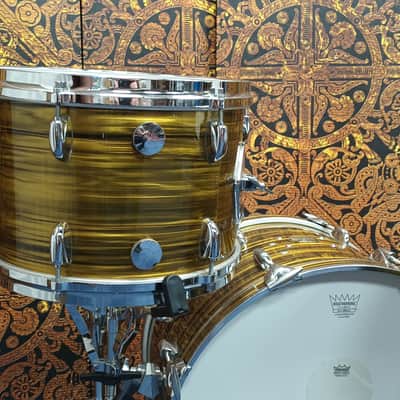 Gretsch 70s Stop Sign Shell Pack in Gold Ripple- 20″,16″ & 13″ image 14