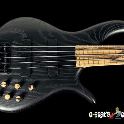 2026 F Bass BN5 5-String Bass Active EQ with Pale Moon Ebony Fretboard ~ Matte Black image 1