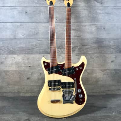 Mosrite Joe Maphis Mark XVIIII Double Neck 1968 White image 1