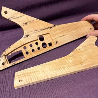 Moog Sub Phatty & Little Phatty or Stage2 replacement side panels."Aqua Timber Chestnut"MasterGrade and 3A. Polyester gloss finish. image 2