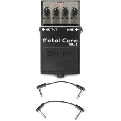 Boss ML-2 Metal Core Distortion Pedal with 3 Patch Cables image 2