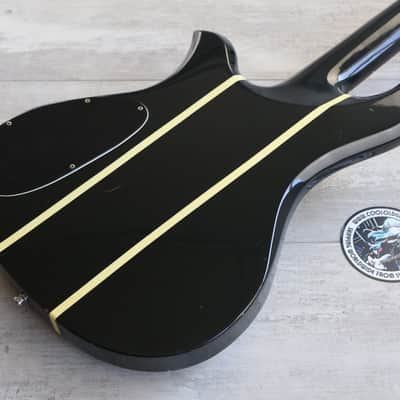1997 Burny (Fernandes) EB-95X "X Japan" Signature Eagle Bass (Black) image 8