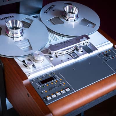 Studer A807 MKII early-90s - Grey and wood image 12