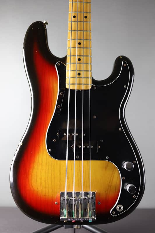 Fender Precision Bass with Maple Fretboard 1978 - Sunburst image 1