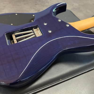 ESP M-III CUSTOM SHOP Cyber Joint Prototype Ash & Mahogany HSS Super Strat FR Floyd Rose Mirage II Guitar image 20