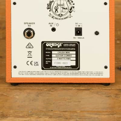 Orange Guitar Amps | Crush Mini Combo image 3
