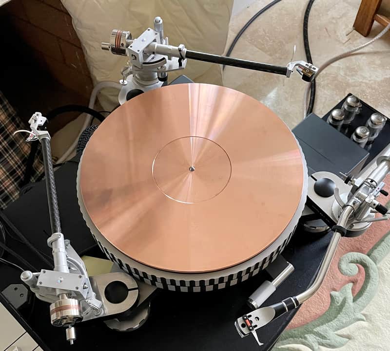 NEW Wayne's Audio Copper Turntable Mat 294mm X 5mm "VERY FLAT", for any 12" Platter, Micro Seiki CU-180 image 1
