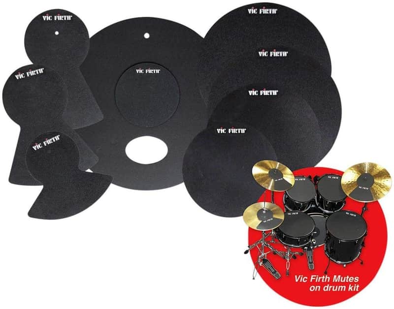 Vic Firth LA Rock Version Drum Mute Silencer Set VF-MUTEPP6 image 1
