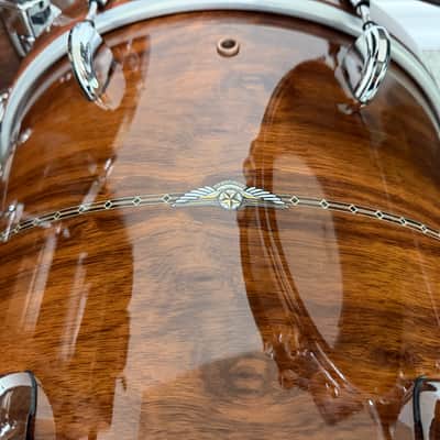 Tama Star Bubinga Bop Drum Set - Natural Indian Laurel 18x14 12x8 14x12 image 3
