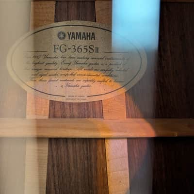 Yamaha FG-365SII image 7