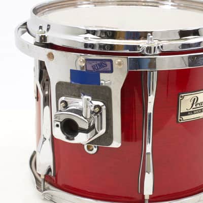 Pearl BLX Series All Birch 10x12 Mounted Tom, Late 80s-Early 90s, Sequoia Red image 6