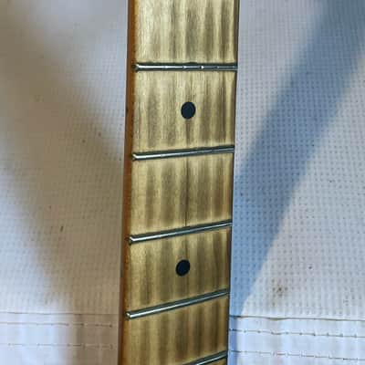 2017 MIM Charvel San Dimas Pro Mod Guitar Neck Floyd Ready 22 Fret Truss Wheel (Heavy Relic Wear) image 9