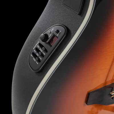 Ovation CEB44-1N-G Celebrity Elite Mid-Depth Acoustic-Electric Bass Guitar New England Burst image 8