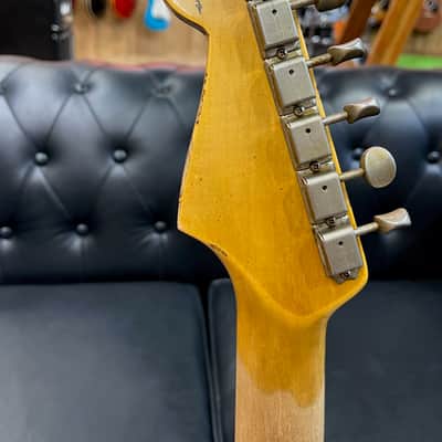 Fender Custom Shop 59 Stratocaster Heavy Relic RW Chocolate 3 Color Sumburst image 11