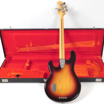 1976 Music Man Stingray Bass - Sunburst - First Year Model - White Pickguard & Epoxy Pre Amp image 3