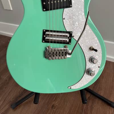 Danelectro 59X with Lipstick Humbucker 2020s - Aqua image 1
