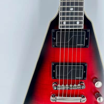 Epiphone Flying V Prophecy Dave Mustaine - Aged Dark Red Burst image 3
