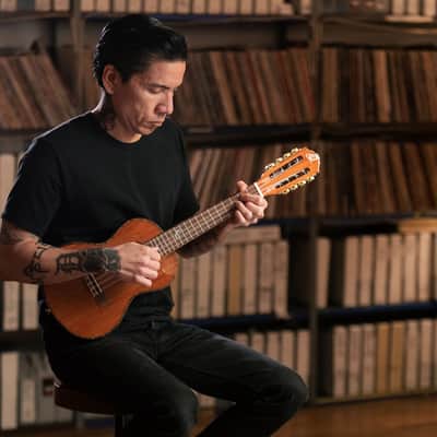 Ortega Eclipse-TE8 Custom Built Series Solid Mahogany Top Okume Neck 8-String Tenor Ukulele w/Gig Bag image 15