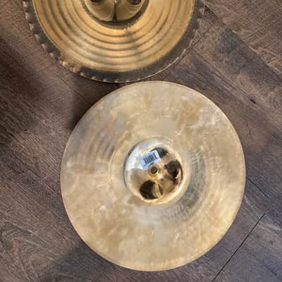 Zildjian 13" A Custom Mastersound Hi-Hat Cymbals (Pair) 1999 - 2017 - Brilliant image 3