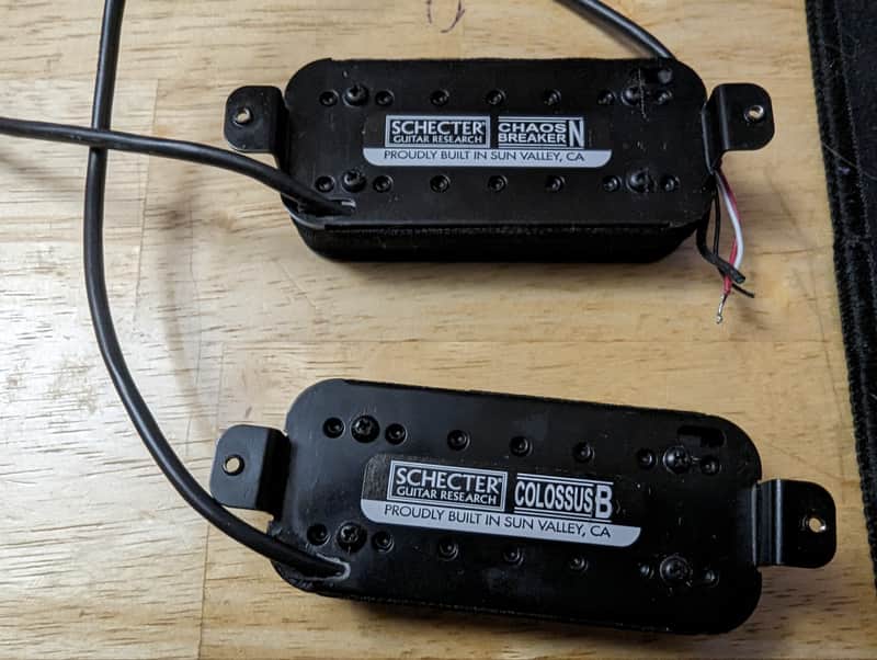 Schecter Colossus and Chaosbreaker 7 String Set image 1