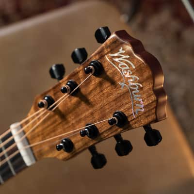 Washburn BTS9VCECH Bella Tono S9V Spruce Top Okoume Neck 6-String Acoustic-Electric Guitar image 8