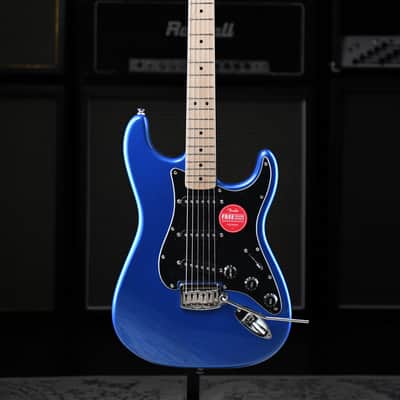 Upgraded Squier Affinity Stratocaster Lake Placid Blue with Floyd Rose Rail Tail & Custom Bone Nut image 2