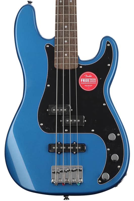 Squier Affinity Series Precision Bass Lake Placid Blue with Laurel Fingerboard image 1