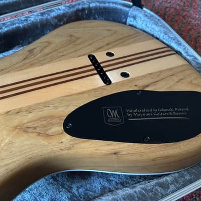 Mayones Regius 7 Spalted Maple 4a Trans Natural Satin 2018 - Trans Natural Satin image 8