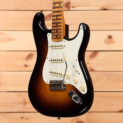 Fender Custom Shop 1956 Stratocaster Journeyman Relic - Wide Fade 2 Color Sunburst-CZ577378 image 3