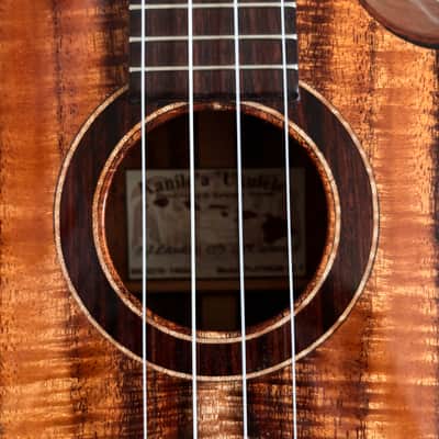 Kanile'a Platinum 2016 Limited Edition Tenor Ukulele (#14654) - Master Grade 5A Curly Koa image 13