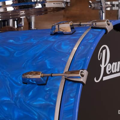 PEARL MASTERS MMX 4 PIECE CHAD SMITH LIMITED EDITION DRUM KIT, PEACOCK SWIRL (PRE-LOVED) image 8