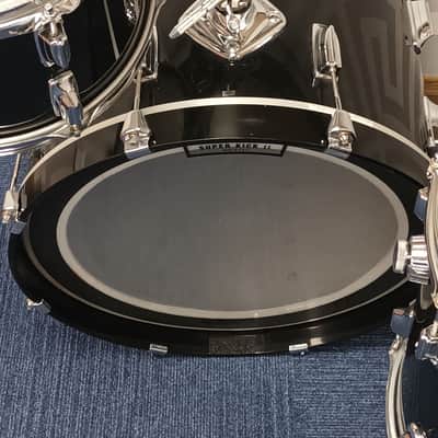 Tama 1980s Imperial Star ‘Mercury 4’ in Jet Black – 20″,12″,14″ image 8