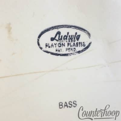 Ludwig 26" Bass Drum Head Vintage 50s-60s Playon Plastic Batter Concert Marching image 2