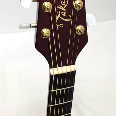 Takamine EG568C FXC Thinline Cutaway Acoustic-Electric Guitar w/ Deluxe Gig Bag - Natural image 8