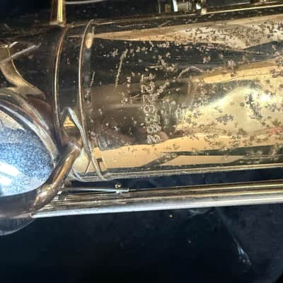Selmer brand Baritone saxophone with case, USA image 16
