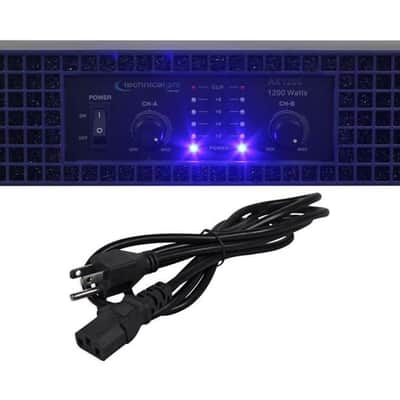 2) Rockville RSG10 10" PA Speakers+Technical Pro AX1200 1200w Power DJ Amplifier image 5