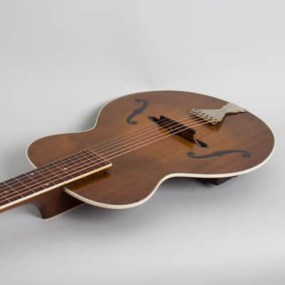 Vivi-Tone  Solid Body Electric Guitar (1932), ser. #68, brown hard shell case. image 7