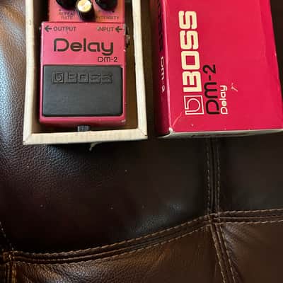 Boss DM-2 Delay (Black Label) 1981 - 1984 - Pink image 5
