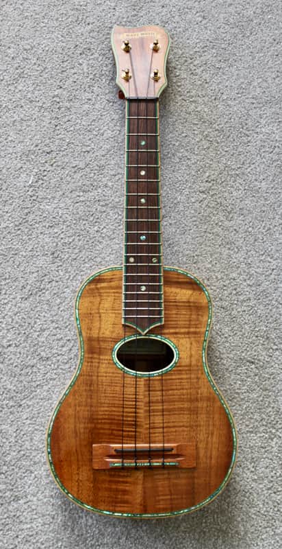 Brand New Maui Music Peter Lieberman 5A Koa Deluxe Concert Ukulele  image 1