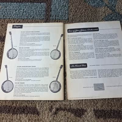 Vintage 1960 Gibson Full-Line Catalog! Rare, Original Case Candy, Paperwork! image 21