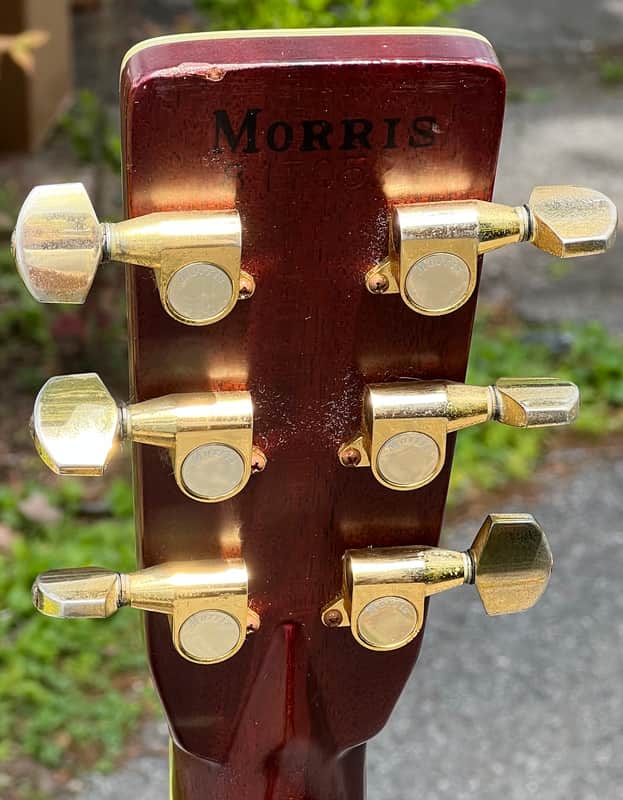 Morris W-100 D-45 Style Dreadnought Acoustic Guitar Made in Japan