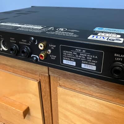 Lexicon PCM-80 Digital Effects Processor — Stereo Reverb / Delay / Multi-FX image 9