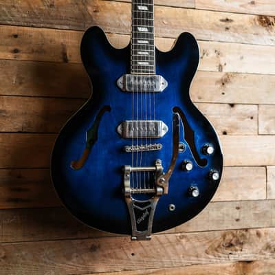 2015 Epiphone Gary Clark Jr Casino in Blak & Blu image 2