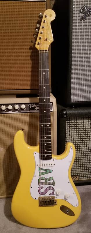 Fender ストラトキャスター Yellow SRV Fender Stratocaster SRV 
