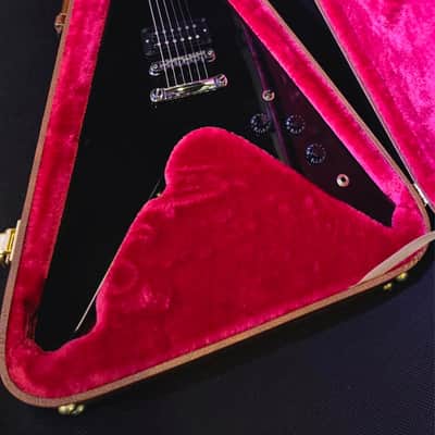 2023 Gibson USA 80's Flying V (Pre-Owned) - Black w/ Hard Case image 20