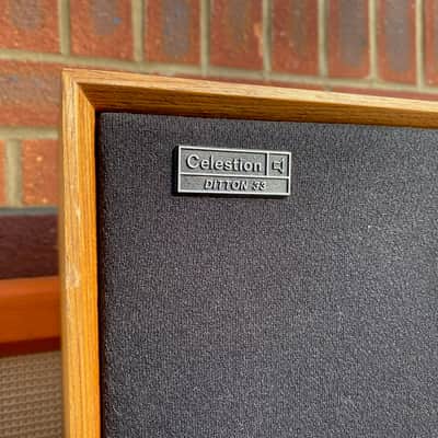 Vintage Celestion Ditton 33 Hifi Home Speakers w/ Original Stands image 4