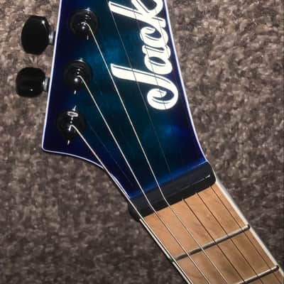 Jackson Pro Series DK2MQHT Dinky 2013 - 2014 - Chlorine Burst Electric guitar made in Mexico Seymour Duncans image 2