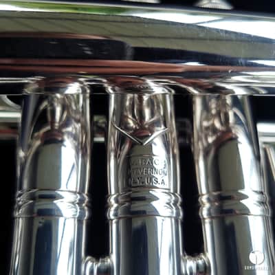 Vincent Bach Mercury Mt Vernon N.Y. cornet case mouthpiece GAMONBRASS image 19