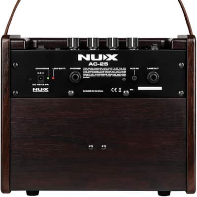 NUX AC-25 25-watt 1 x 6.5-inch Acoustic Guitar Combo Amp image 5